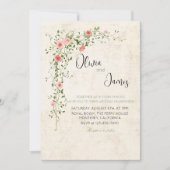 バラエレガントリース結婚披露宴 招待状 (正面)