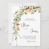 バラエレガントリース結婚披露宴 招待状 (正面)