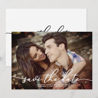 バラエレガント写真が日付を保存 招待状