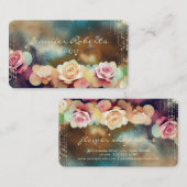 バラエレガント宇宙フロリユニークスト 名刺 (正面/裏面)