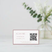 バラエレガント植物紋章モノグラ結婚ム エンクロージャーカード (スタンド正面)