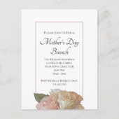 バラエレガント母の日パーティーブランチフローラ シーズンポストカード (正面)