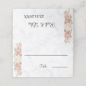 バラエレガント花カスタム結婚式テーブル プレイスカード (外部開封)