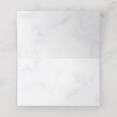 バラエレガント花カスタム結婚式テーブル プレイスカード (内部開封)