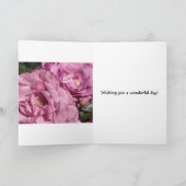 バラエレガント誕生日 カード (内部)