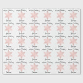 バラエレガント金ゴールドの雪片 ラッピングペーパー (フラット)