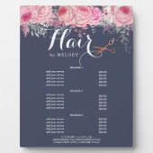 バラエレガント金ゴールドはさみヘアスタイリストのサービス フォトプラーク (正面)