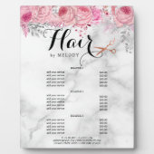 バラエレガント金ゴールドはさみヘアスタイリストのサービス フォトプラーク (正面)