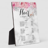 バラエレガント金ゴールドはさみヘアスタイリストのサービス フォトプラーク (側面)