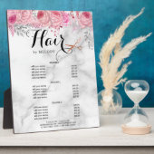 バラエレガント金ゴールドはさみヘアスタイリストのサービス フォトプラーク (側面)