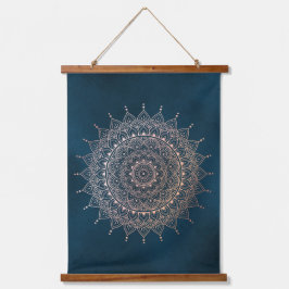 バラエレガント金ゴールドオンティール（緑がかった色）フローラヘンナマンダラ 吊り下げ型タペストリー