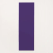 バラエレガント金ゴールドオンパープルフローラヘナマンダラ ヨガマット (裏面)