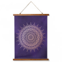 バラエレガント金ゴールドオンパープルフローラヘナマンダラ