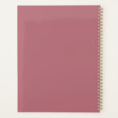 バラエレガント金ゴールドカスタムプランナー2023 プランナー手帳 (裏面)