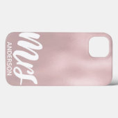 バラエレガント金ゴールドガラスの質主人名字 Case-Mate iPhoneケース (裏面 (横))