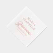 バラエレガント金ゴールドキンセアニェラ誕生日パーティー 箔ナプキン (右)