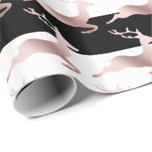 バラエレガント金ゴールドクリスマスのトナカイのパターン