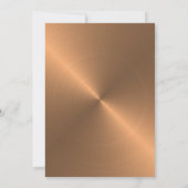 バラエレガント金ゴールドクリスマスパーティの招待状 招待状 (裏面)