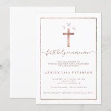 バラエレガント金ゴールドクロスモノグラム第1聖体