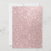 バラエレガント金ゴールドグリッターキンセアニラドレス 招待状 (裏面)