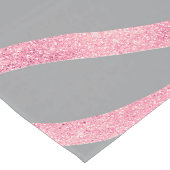 バラエレガント金ゴールドグリッターゼブラグレイアニマルプリント ミディアムテーブルランナー (コーナー)