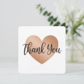 バラエレガント金ゴールドグリッターハート「ありがとう」グレティ シーズンカード (スタンド正面)