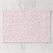 バラエレガント金ゴールドグリッターヒョウ柄 ペーパーパッド (正面)