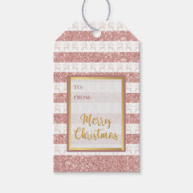 バラエレガント金ゴールドグリッターピンクのトナカイ