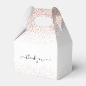 バラエレガント金ゴールドグリッターファーストホーリーコミュニオン フェイバーボックス (裏面サイド)