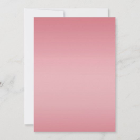 バラエレガント金ゴールドグリッター40及び素晴らしい誕生日 招待状 (裏面)