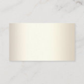 バラエレガント金ゴールドシャンパ結婚ンズ プレイスカード (裏面)