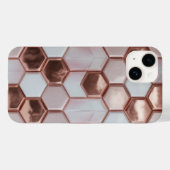 バラエレガント金ゴールドジオメトリックiPhone 16 Plusケース Case-Mate iPhoneケース (裏面 (横))