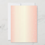 バラエレガント金ゴールドスウィート16バースデーパーティー 招待状 (裏面)