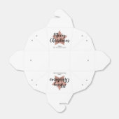 バラエレガント金ゴールドスタークリスマス フェイバーボックス (折り畳みなし)