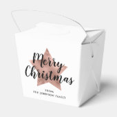 バラエレガント金ゴールドスタークリスマス フェイバーボックス (裏面サイド)