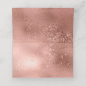 バラエレガント金ゴールドスタークリスマス プレイスカード (内部開封)