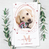 バラエレガント金ゴールドスターSNSフォトモノグラム 名刺