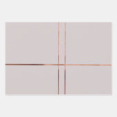 バラエレガント金ゴールドストライプラッピングPapeラッピングP ラッピングペーパーシート (正面)