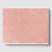 バラエレガント金ゴールドス結婚クリプトのゲストブック ゲストブック (裏面)