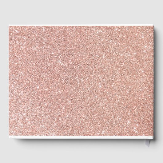 バラエレガント金ゴールドス結婚クリプトのゲストブック ゲストブック (裏面)