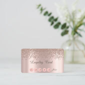 バラエレガント金ゴールドダイヤモンドロイヤリティカード ロイヤリティカード (スタンド正面)