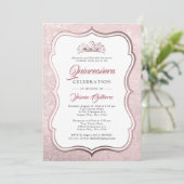 バラエレガント金ゴールドティアラキンセアニラ 招待状 (スタンド正面)