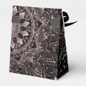 バラエレガント金ゴールドドットマンダラマーブル フェイバーボックス (裏面サイド)