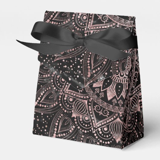 バラエレガント金ゴールドドットマンダラマーブル フェイバーボックス (正面サイド)