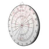 バラエレガント金ゴールドドットマンダラ ダーツボード (正面右)