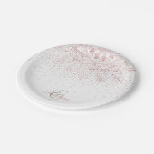 バラエレガント金ゴールドドットマンダラ ペーパープレート (アングル)