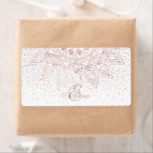 バラエレガント金ゴールドドットマンダラ ラベル (インサイチュ)