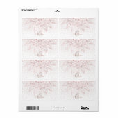 バラエレガント金ゴールドドットマンダラ ラベル (フルシート)