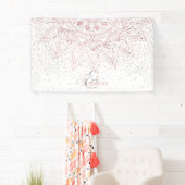 バラエレガント金ゴールドドットマンダラ 横断幕 (インサイチュ)