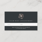 バラエレガント金ゴールドハイビスカスフラワー 予約カード (正面)